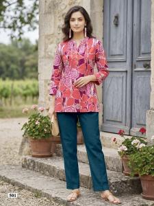 Tips & tops victoria vol 5 short tops kurtis wholesale  - wholesale export
